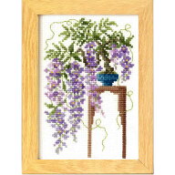 オリムパス クロスステッチ刺しゅうキット 12ヶ月のBONSAI〜マリー・カトリーヌコレクション 4月 藤