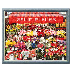 クロスステッチ刺しゅうキットルシアンフランスの風景 パリの花屋さん