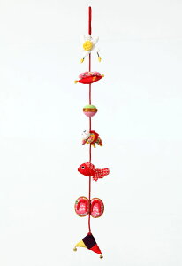 京ちりめん下げ飾り(つるし飾り)子の成長