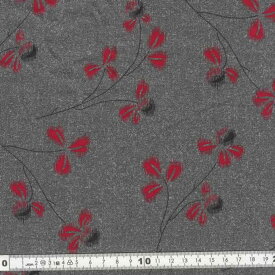 斉藤謠子CENTENARYCollectionセンテナリーコレクション10333-FブラックXレッドdesignedbyYokoSaitou【30cm（3個）以上からカットします。】