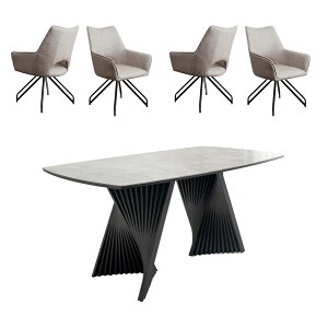 Jݒut _CjOe[uZbg 4l| ]֎q _  嗝 Z~bN 160cm 5_Zbg _CjOZbg  HZbg ACA O[ zCg _Cj