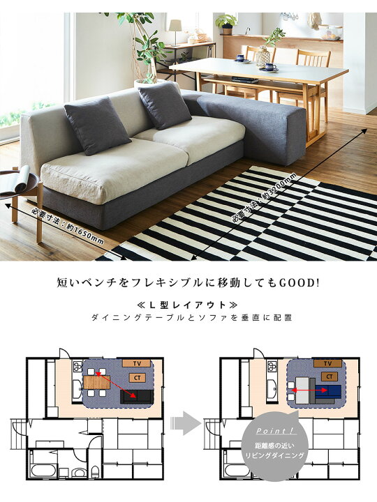 楽天市場 割引クーポン配布中 リビングダイニング ソファ セット 組み換え自由 フリーレイアウト 2 5p Sofa ライトウェーブ おしゃれ モダン カワイイ Ldセット アイランド C スタイル 楽天市場店