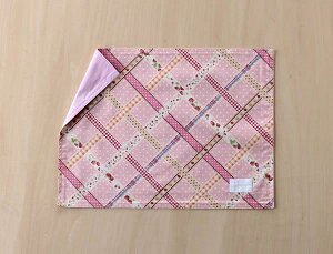 ランチョンマット  ランチクロス  縦30cm横40cm 490ベリーコットン(Very Cotton) 子供・キッズ用 名札(氏名票)つき ネーム 幼稚園・小学校・給食用ナフキン 裏地あり 入園・入学