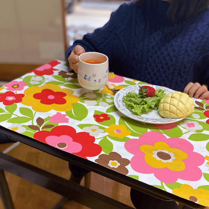 花柄ランチョンマット 60cm x 40cm 楽天市場】ランチョンマット ランチクロス 縦40cm横60cm(40×60) ピンク