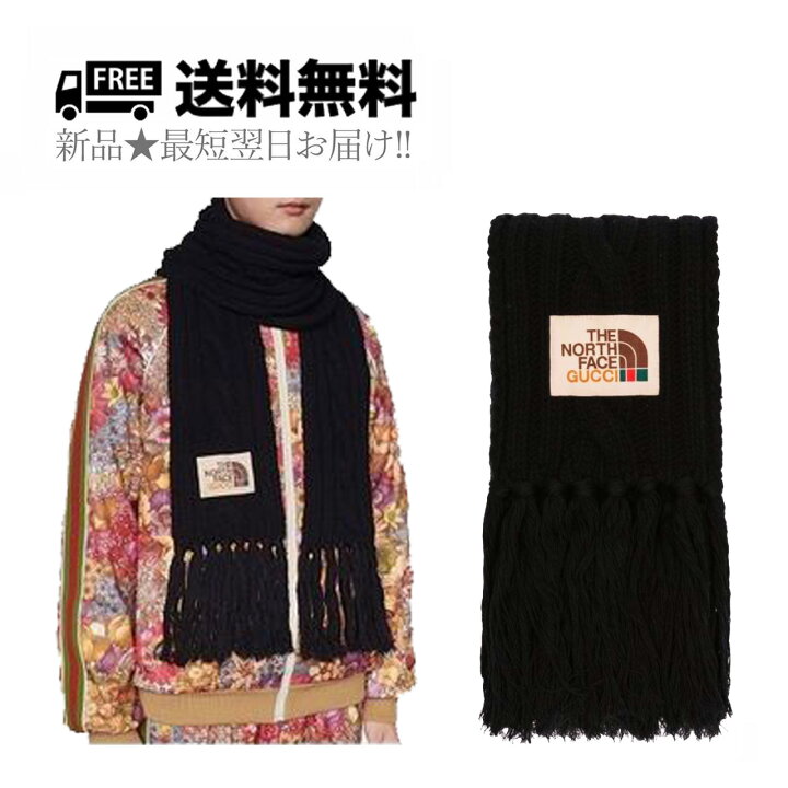 楽天市場】GUCCI × THE NORTH FACE グッチ ノースフェイス マフラー  