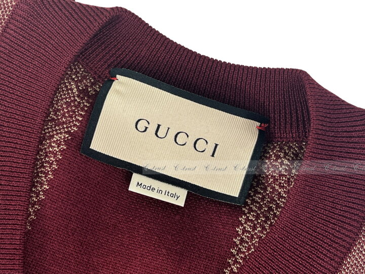 楽天市場】GUCCI グッチ ニット セーター ホースビット Vネック ロゴ 