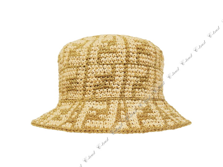 楽天市場】FENDI フェンディ ハット CROCHET FF ロゴ イタリア製 