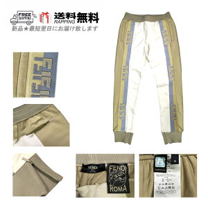 FENDI �t�F���f�B �X�E�F�b�g �o�C�J���[ �X�g���C�v FF���S FAB562 A529 F1DS8 �C�^���A�� �� SAND × CHAMPAGNE �� M J641..