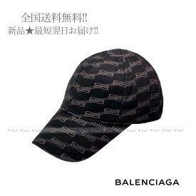 BALENCIAGA バレンシアガ キャップ Monogram BB ロゴ イタリア製 新品 ★ 1062 ブラック M57