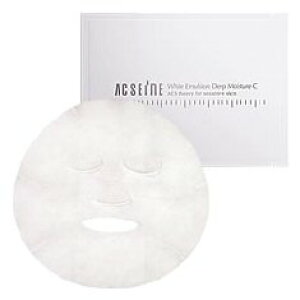 アクセーヌ ACSEINE(acseine) ホワイトエマルジョン ディープモイスチュアCマスク 22ml×8枚 シートマスク 保湿 乾燥 集中ケア ニキビ にきび 乾燥 保湿 敏感肌 エイジング 低刺激 アルコールフ