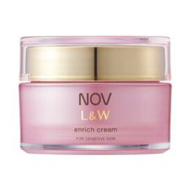 NOV nov ノブ　L&W　エンリッチクリーム 常盤薬品 保湿クリーム 化粧品 敏感肌 低刺激