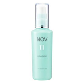 NOV nov ノブ　III　ミルキィローション　80ml 常盤薬品 乳液 化粧品 敏感肌 低刺激