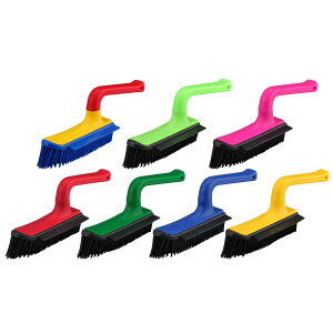 【ゴーゴーセール】輸入雑貨 ドイツ製 V7スーパーブラシ ハンディータイプ 7色セット ドイツ製 赤 青 黄 緑 ネオンピンク ネオングリーン マルチカラー ペット 犬 猫 毛取り 抜け毛 お掃除 お