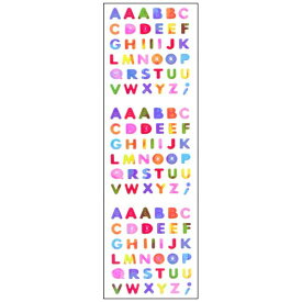 オーロラシール　アルファベット YA158 デコレーション ステッカー レターセット 手紙 キラキラ 奥山 オクヤマ 学用品