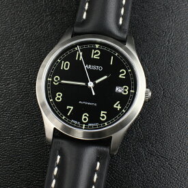 アリスト 腕時計 ARISTO Legacy 4H126-R150A 高精度 Ronda150A搭載 自動巻き ドイツ時計 Military 精度証明付き
