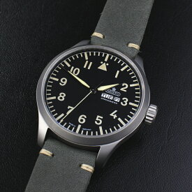 限定50個モデル ARISTO 自動巻き 腕時計 OLDクロノメーター(ETA2836 Chronometer 1977) 搭載 パイロットウォッチ 3H2836VL ドイツ時計 シリアル入り メンズ 送料無料