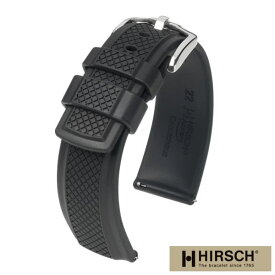ヒルシュ 腕時計ベルト HIRSCH アクセント アビエ式バネ棒付き 20mm 22mm 24mm バンド 送料無料