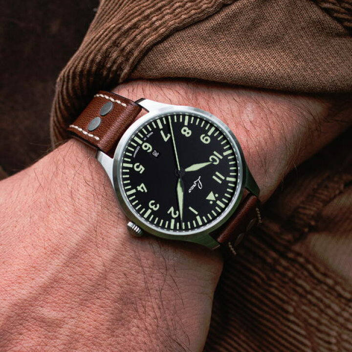 楽天市場】ラコ 腕時計 Laco PILOT Genf.2.D40 861807.2.D クォーツ 