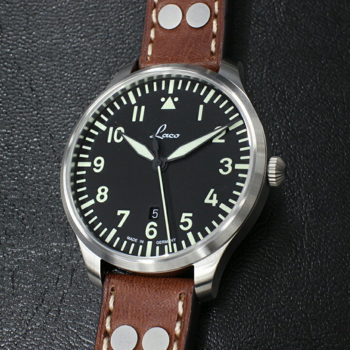 楽天市場】ラコ 腕時計 Laco PILOT Genf.2.D40 861807.2.D クォーツ  