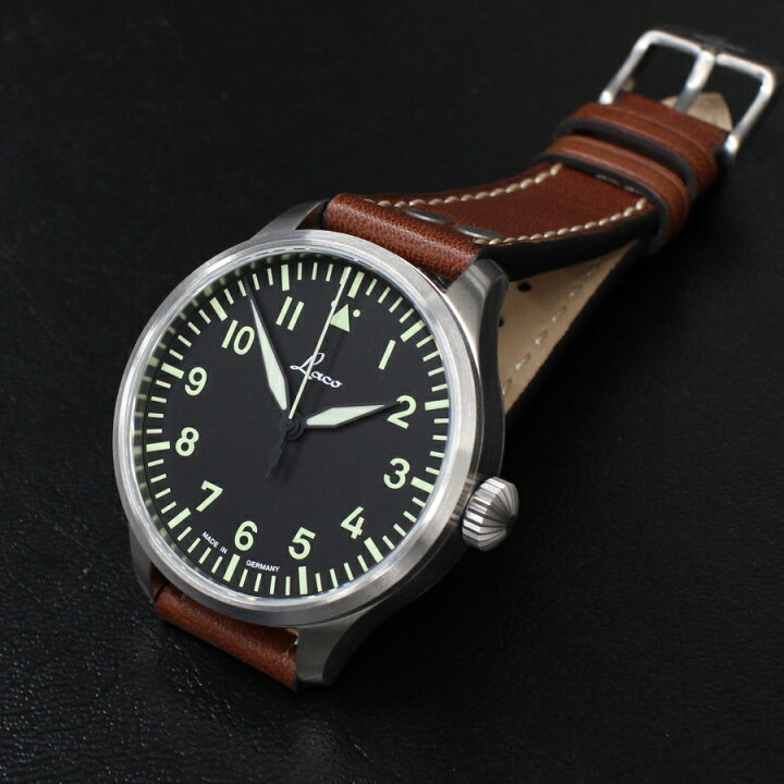 楽天市場】ラコ 腕時計 Laco Pilot Augsburg39 アウクスブルク39 