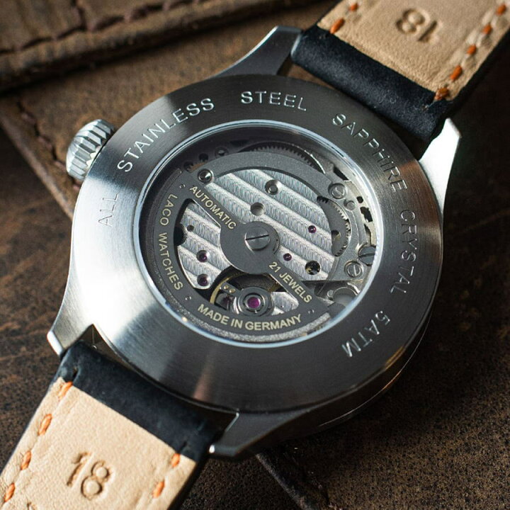 楽天市場】ラコ 腕時計 Laco Pilot Palermo39 パイロット パレルモ39 