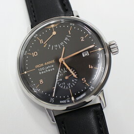 アイアンアニー 腕時計 IRON ANNIE バウハウス 100周年記念 流通限定モデル 5066-2AT BLACK 自動巻き ドイツ時計 送料無料 ユンカース JUNKERS メンズ ブランド