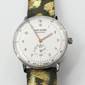 アイアンアニー 腕時計 IRON ANNIE バウハウス 100周年記念モデル 5037-4QZ WHITE クォーツ 男女兼用 ボーイズサイズ ドイツ時計 送料無料 ユンカース JUNKERS ブランド
