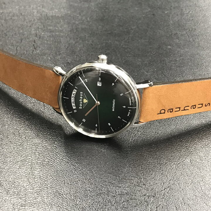楽天市場】バウハウス 腕時計 BAUHAUS 2162-4AT ダークグリーン 自動 