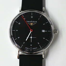 バウハウス 腕時計 BAUHAUS 2130-2QZ BLACK クォーツ ドイツ時計 送料無料 メンズ ブランド