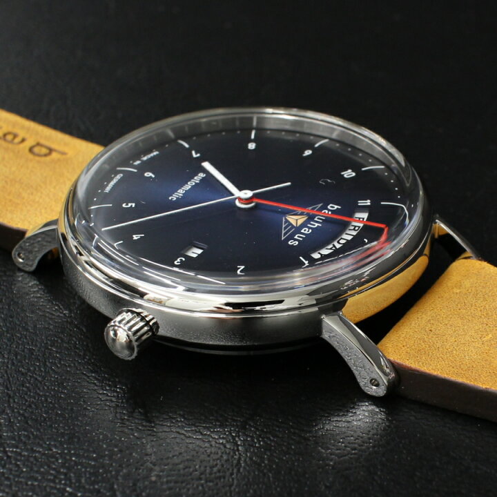 楽天市場】バウハウス 腕時計 BAUHAUS 2162-3AT ダークブルー 自動巻き 