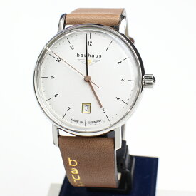 バウハウス 腕時計 BAUHAUS 2141-1QZ SILVER文字盤 クォーツ ドイツ時計 男女兼用 ボーイズサイズ 送料無料 ブランド