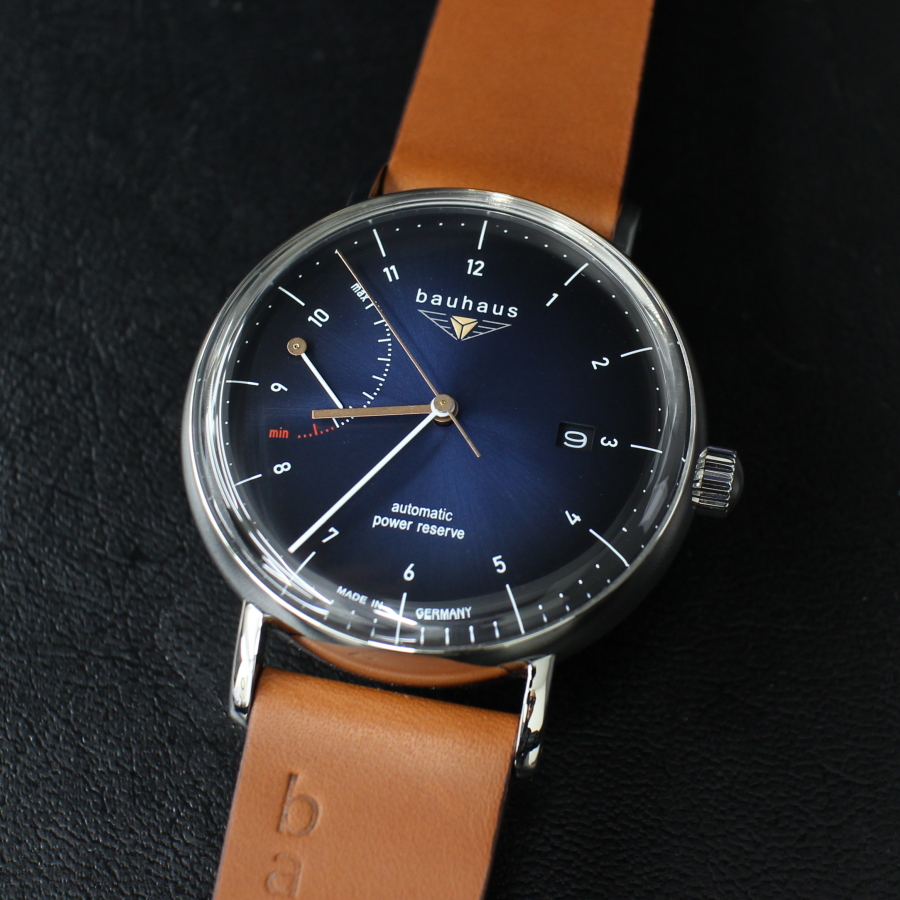 バウハウス 腕時計 BAUHAUS 2160-3AT ダークブルー 自動巻き ドイツ時計 送料無料 メンズ ブランド