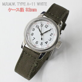 M.R.M.W. TYPE A-11 White クォーツ 腕時計 12時間表示式 時計 メンズ ブランド 送料無料