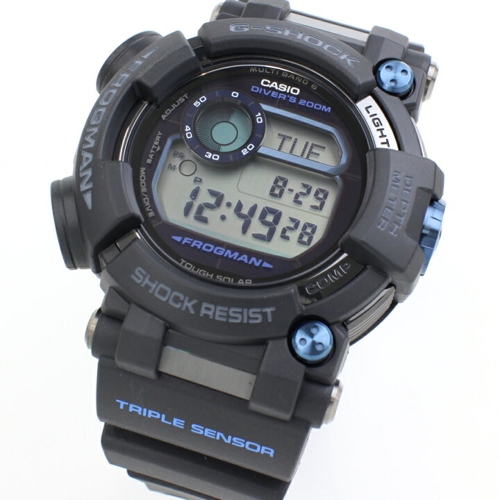 楽天市場】CASIO G-SHOCK FROGMAN GWF-D1000B-1JF マルチバンド6 