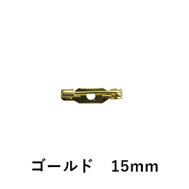 パジコ デコラージュ ブローチピン ゴールド 15mm 5本入り