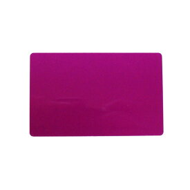 アルミニウムカード 86x54mm ピンク 名刺サイズ 会員証 しおり メッセージカード