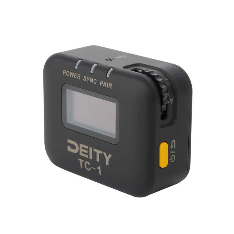 DEITY TC-1 ワイヤレスタイムコードボックス 2.4G RF コンパクト OLED USB-C カメラ、カムコーダー、テープレコーダー、スマートスレートなど接続サポート 3.5mmI/Oコネクターとアプリコントロール：C7-store