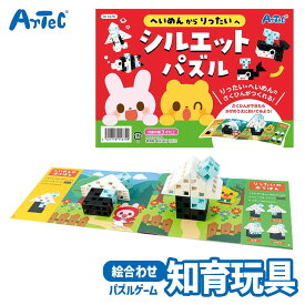 知育 ブロック へいめんからりったいへ シルエット パズル 学習 おもちゃ アーテック Artec 子供用 ユニセックス 男の子 女の子 室内 部屋遊び 論理力 思考力 小学生 キッズ グッズ 幼稚園 保育園 小学校 児童向け【知育】