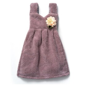 ドレス型 ハンドタオル 服型 キッチン お手拭き ドレスタオル お花モチーフ ワンピース型 吊りかけ 洗面台 手洗い ギフト キッズ 男の子 女の子 保育園 入園 入学 出産祝い おしゃれ かわいい 送料無料 名入れ【ドレス型】