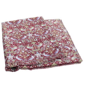 ストール リバティ柄 LIBERTY ウール100% 日本製で高品質 ソフトツイルストール 母の日 プレゼント 女性 50x170cm 冬 秋 春先 ストロベリー,シーフ【ストール】