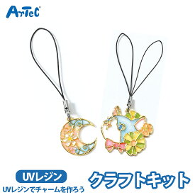 チャーム UVレジン キーホルダー 猫 月 ストラップ かわいい キラキラ 透明感 ユニセックス 工作 クラフト 工作キット 自由工作 自由研究 図工 夏休み 冬休み 小学校 中学校 大人 初心者 趣味 手芸 ハンドメイド DIY 教材【チャーム】