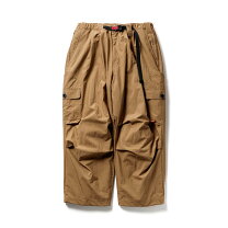 Tightbooth コーデュロイ ワイドパンツ 黒とオレンジ スプラッター