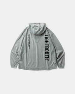 TIGHTBOOTH LABEL LOGO SHEER PARKA SS26-JK06 TIGHTBOOTH PRODUCTION �^�C�g�u�[�X�v���_�N�V����