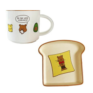 2Zbg M Dailylike }OJbv ؍L ؍H L DAA-0116 Dong gu bread plate set H ObY ؍ M Rbv Jbv  LN^[  ͂ 񂱂 Zbg yA  