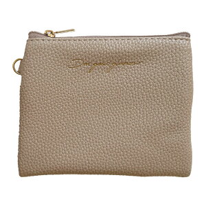 大人シンプル ミニポーチ ロゴ ティッシュ 合皮 ポーチ シンプルロゴ ティッシュポーチ ロゴデザイン かわいい コスメポーチ リップポーチ ファスナー 小さめ ミニサイズ コスメ 化粧ポーチ