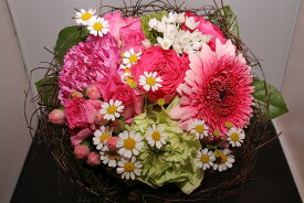 お任せ ピンクブーケ ギフト プレゼント ピンク ブーケ フラワーギフト 花 お花 フラワーアレンジメント 誕生日 豪華 お祝い おしゃれ かわいい アレンジメントフラワー フラワーアレンジ フラワーブーケ 花アレンジ誕生日 誕生日花ギフト 誕生日花プレゼント お誕生日お花