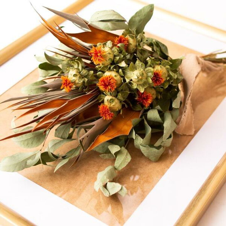 楽天市場 送料無料 あす楽地域対応品 Flower Gift ウォームカラーナチュラル系ドライフラワーナチュラルブーケ 花束ギフト スワッグ誕生日プレゼント記念日ウエルカムボード 贈り物のお店 カドゥ Cadeaux