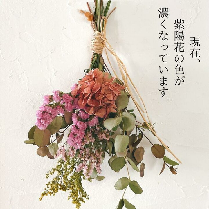 楽天市場】 春色の贈り物 花束ドライフラワーの愛されプチブーケ 
