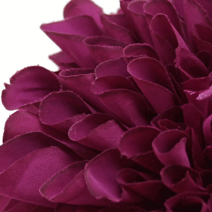 楽天市場 ポンポンダリア 赤紫 卒業式 卒園式に人気の紫系の花コサージュ 袴 にも似合うダリアの髪飾り Poulpesympa