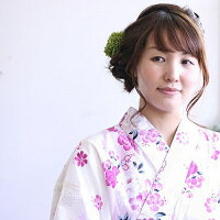 小さいダリアの髪飾り【くすんだ緑】【ヘアピン付】